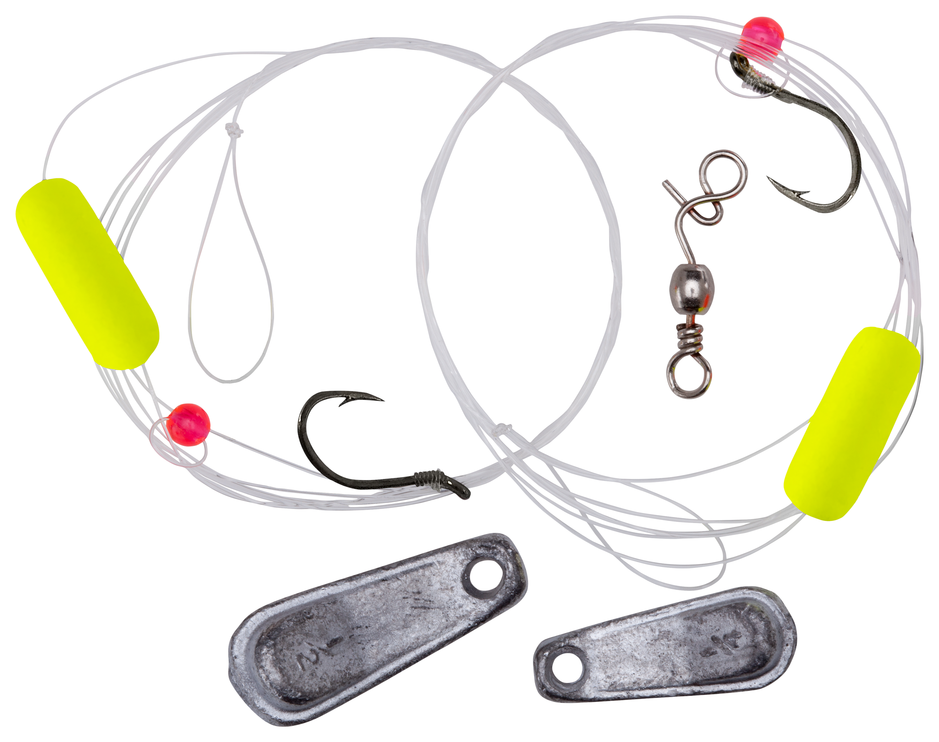 Lindy Floating Rig - Fluorescent Yellow - Crawler/Leech Hook