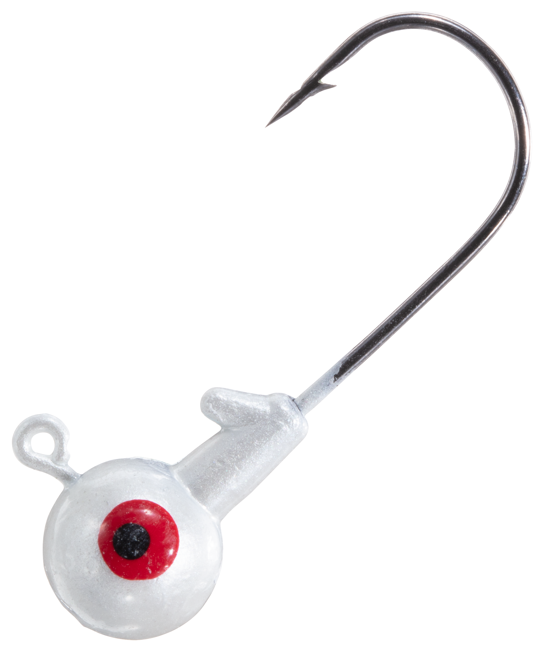Cabelas Round Jighead with Barb - 1/4 oz. - White