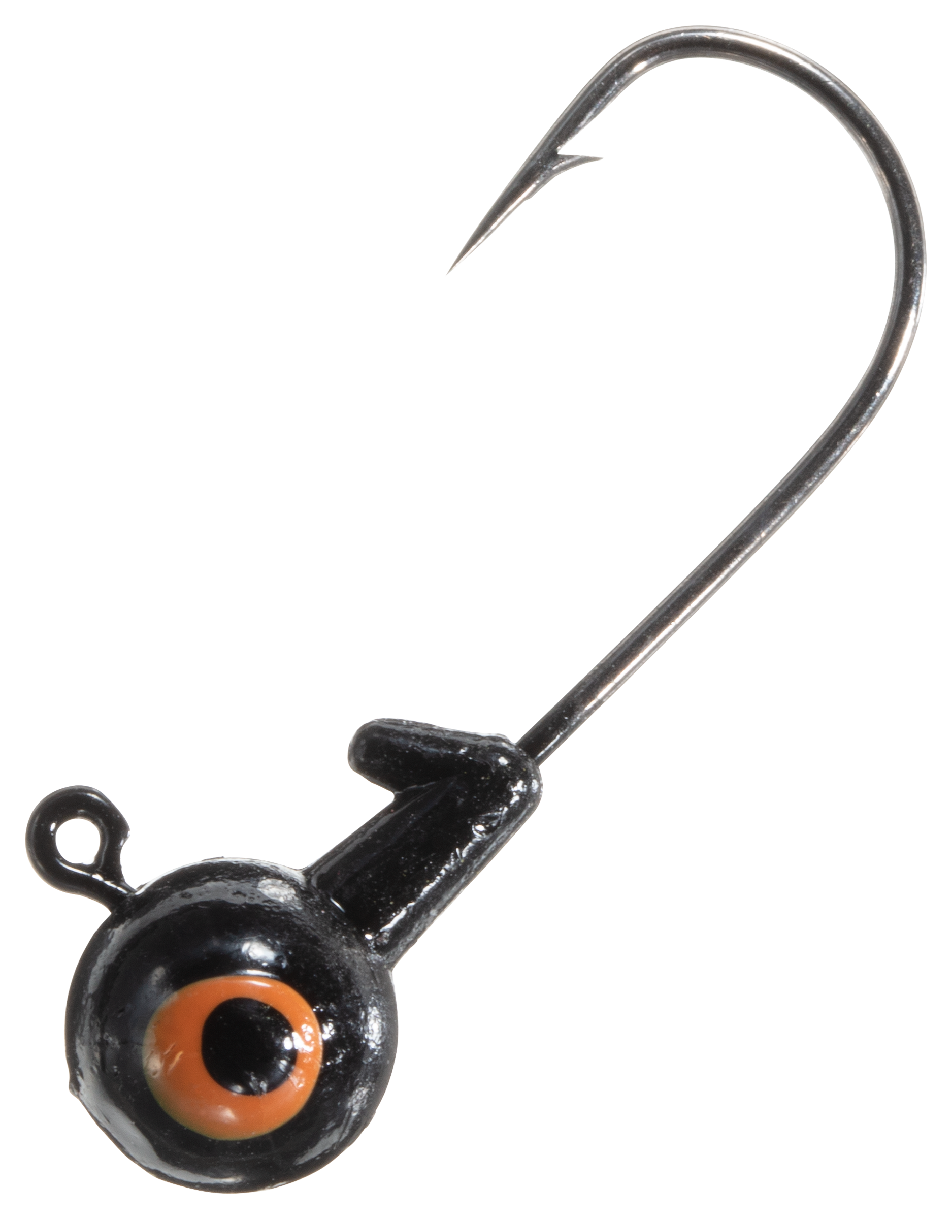 Cabelas Round Jighead with Barb - 3/8 oz. - Black