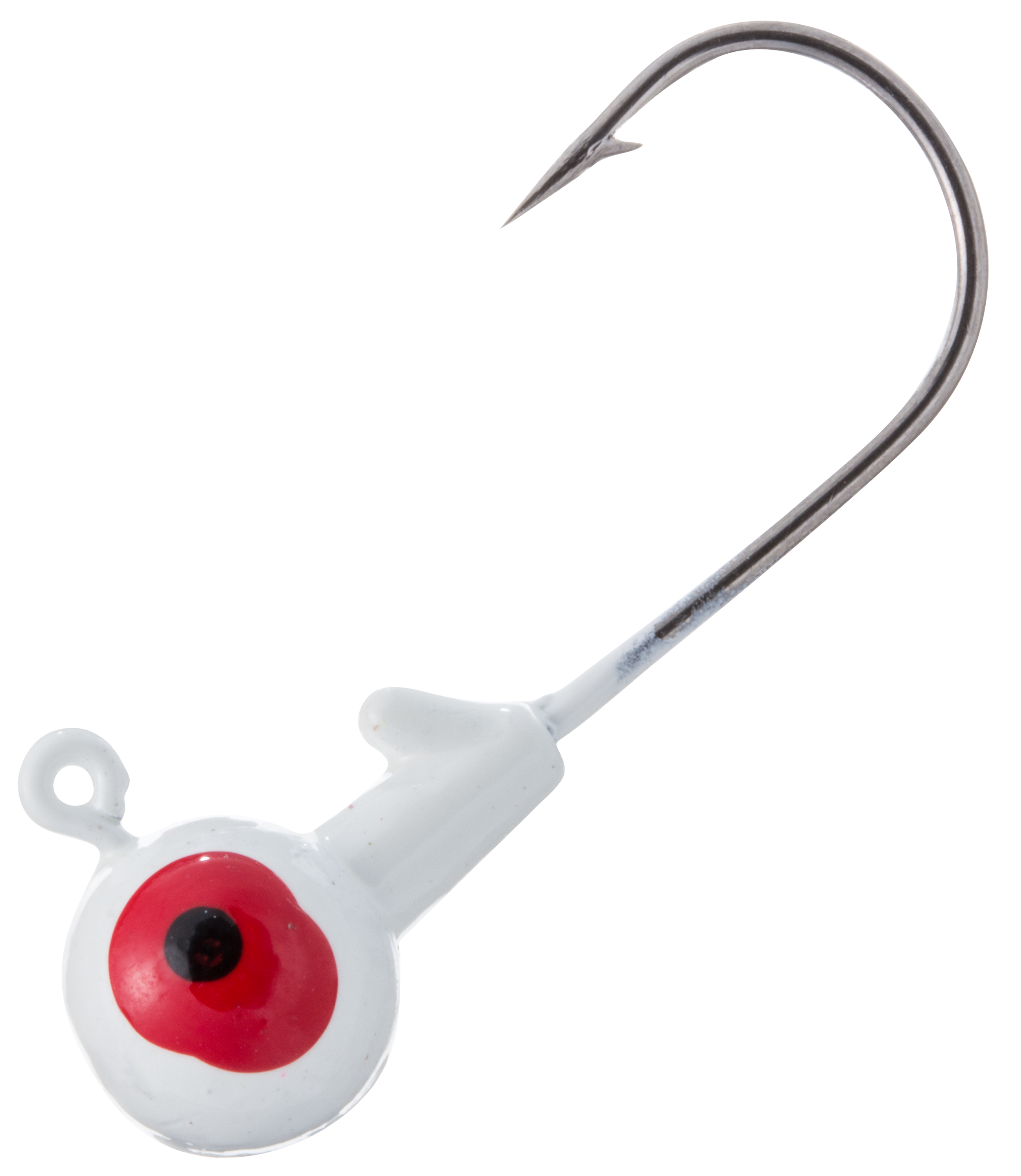 10005629 Cabelas Round Jighead with Barb - 1/8 oz. - White sku 10005629
