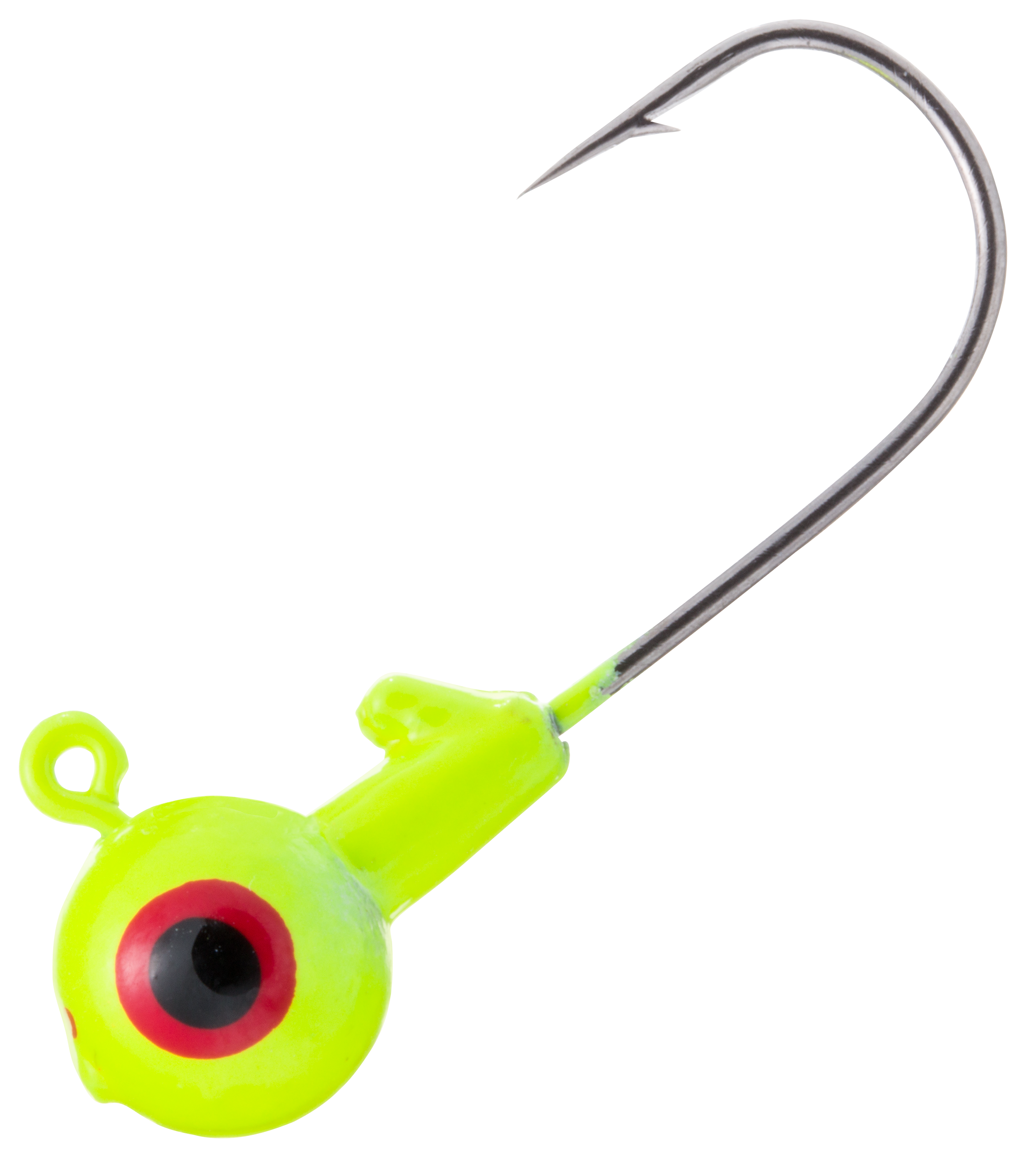 10005680 Cabelas Round Jighead with Barb - 1 oz. - Chartreu sku 10005680