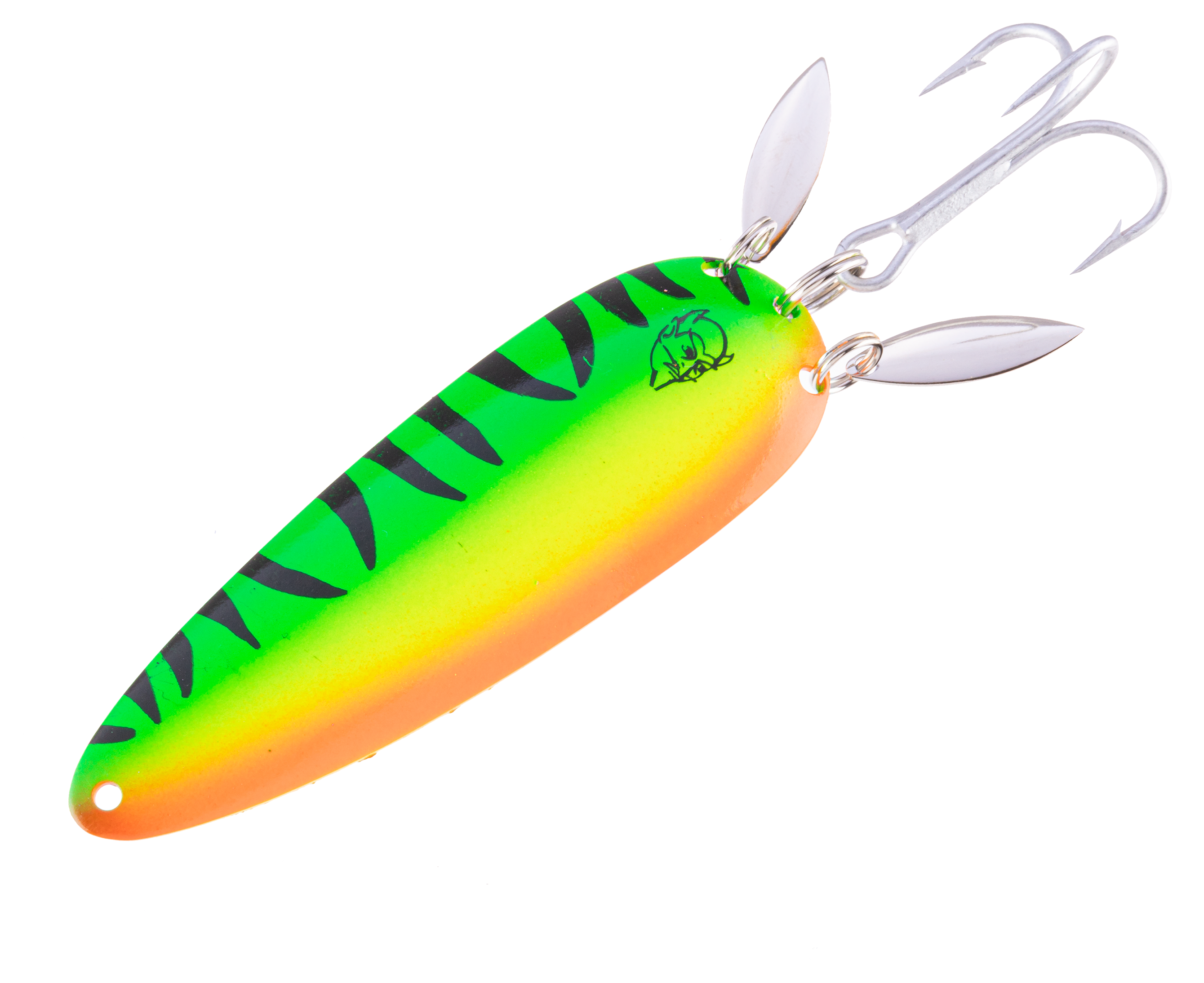 Eppinger Dardevle Clicker Spoon - 3 - Hot Firetiger/Black - 10010306 - Fishing You have a killer combo with the two metal clicker sku 10010306