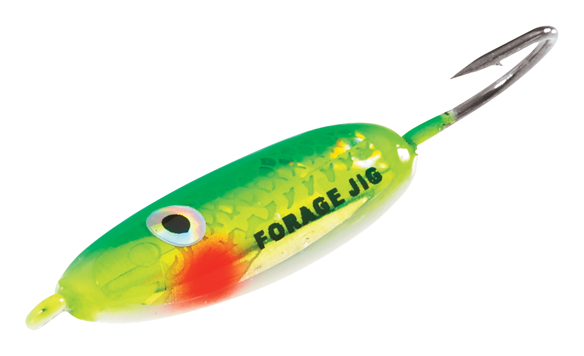 Northland Forage Minnow Jig - #8, 1/16 oz. - Super Glo Perch