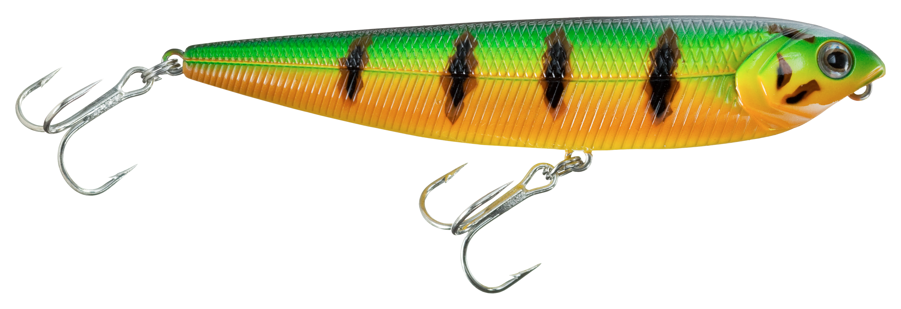 1005111 Bass Pro Shops XPS Slim Dog Hard Bait - Peacock sku 1005111