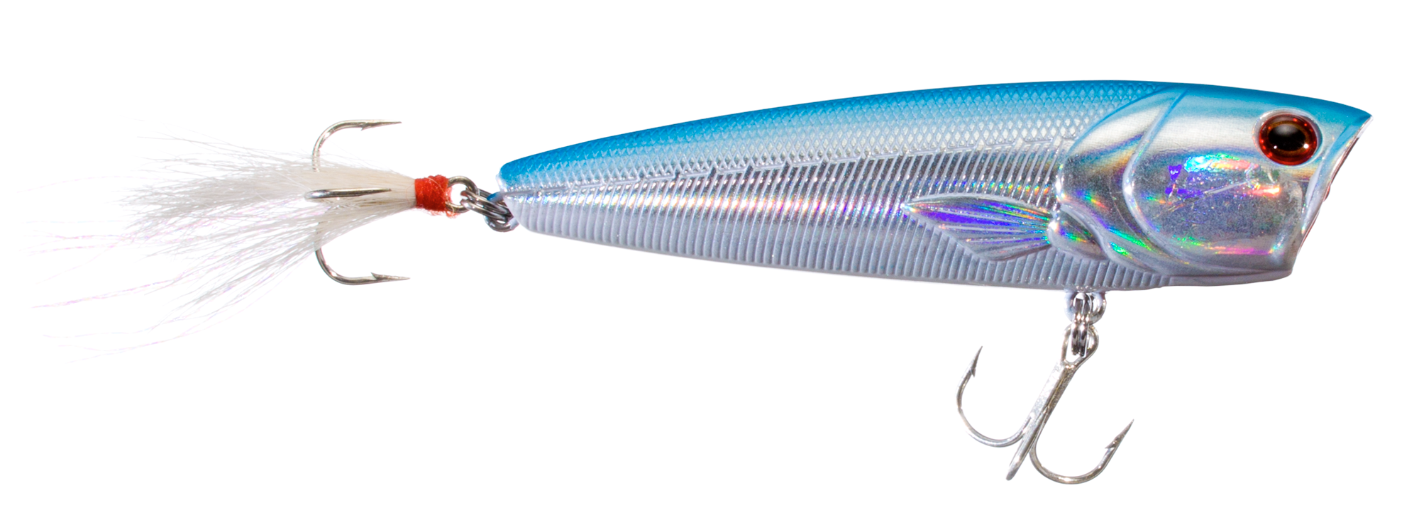 Bass Pro Shops XPS Z-Pop Hard Bait - 2-7/16 - Chrome Blue Back - 1005717 - Fishing Popping and chugging with the best of them, our Ba sku 1005717