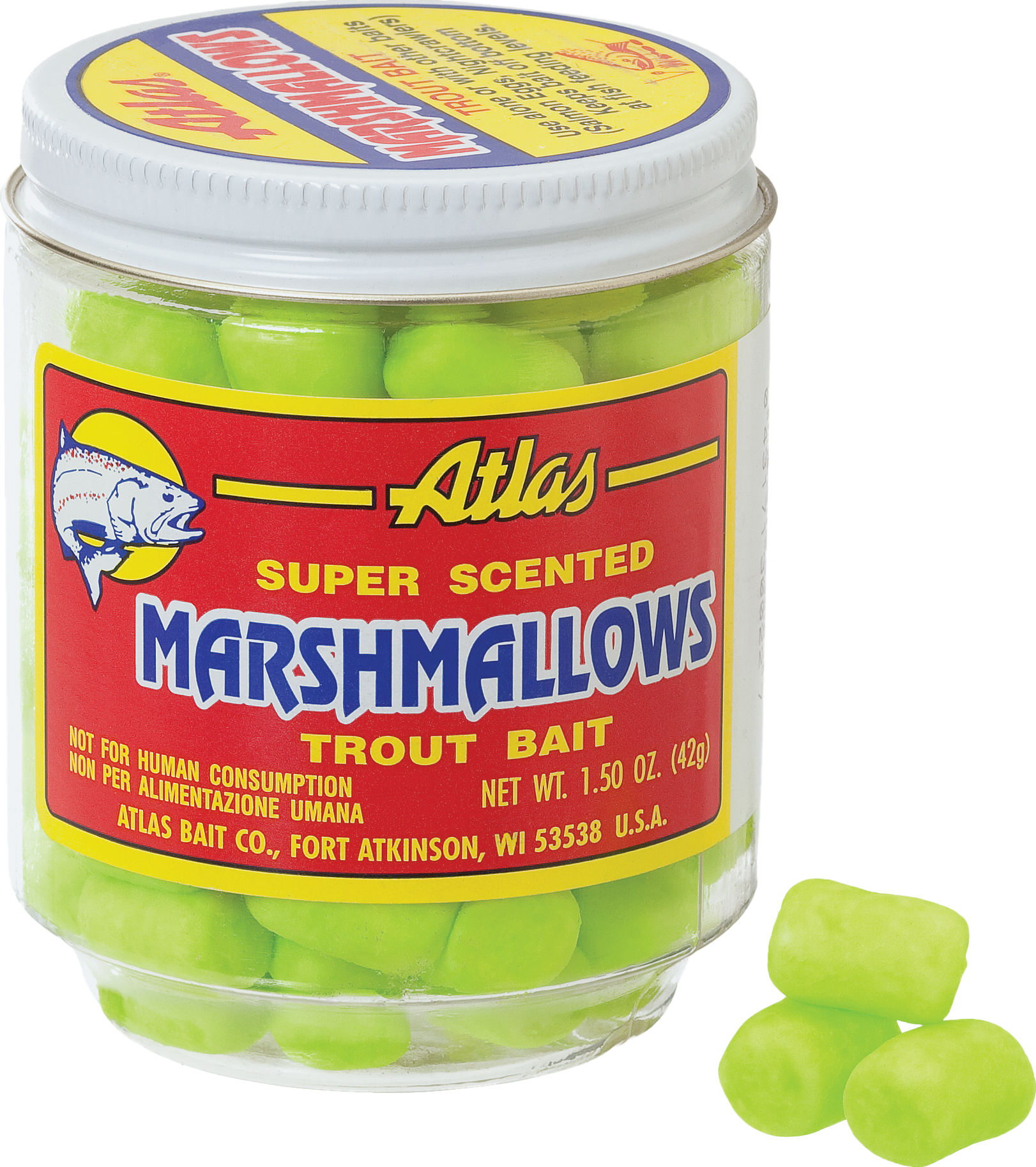10073969 Atlas Mikes Super-Scented Marshmallows - Chartreus sku 10073969