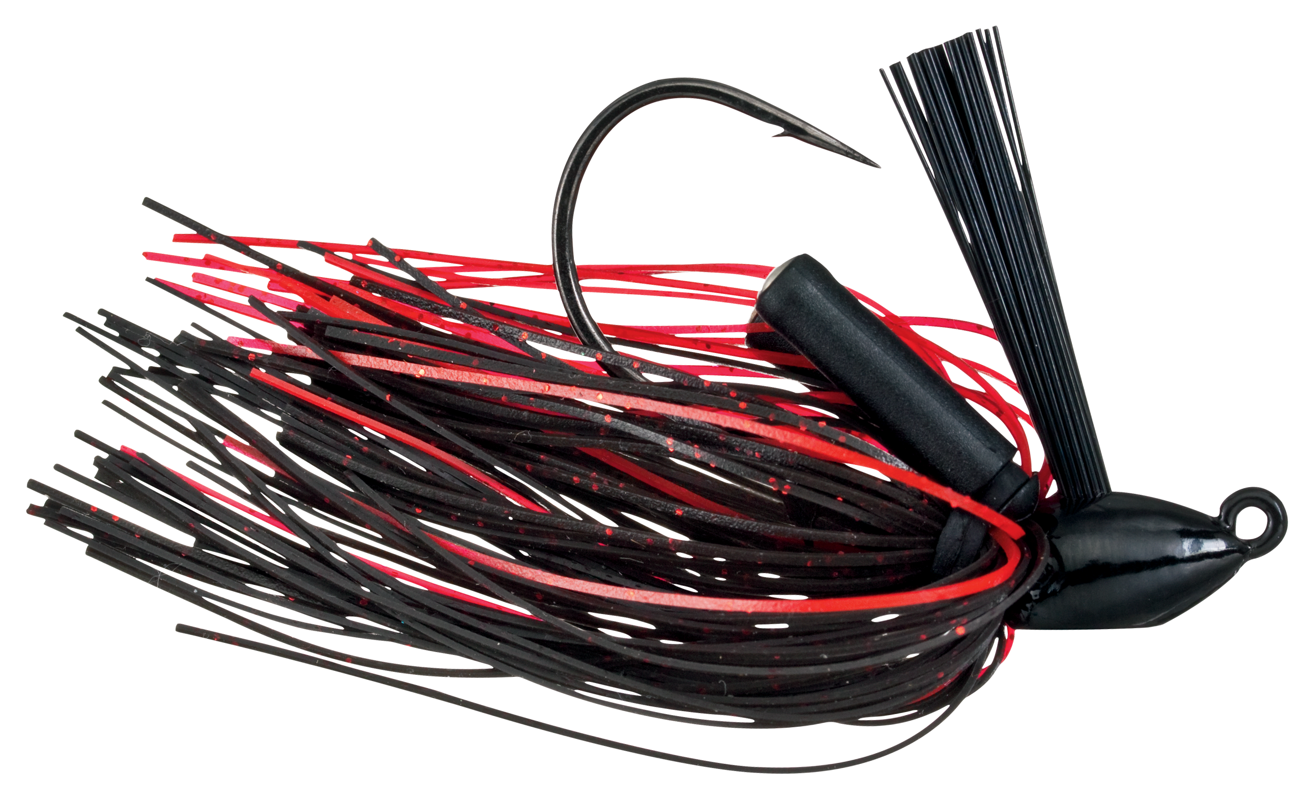 BOOYAH Boo Jig - Black/Red - 3/8 oz. - 1009806 - Fishing The BOOYAH Boo Jig is the jig that shouts Eat me!  sku 1009806