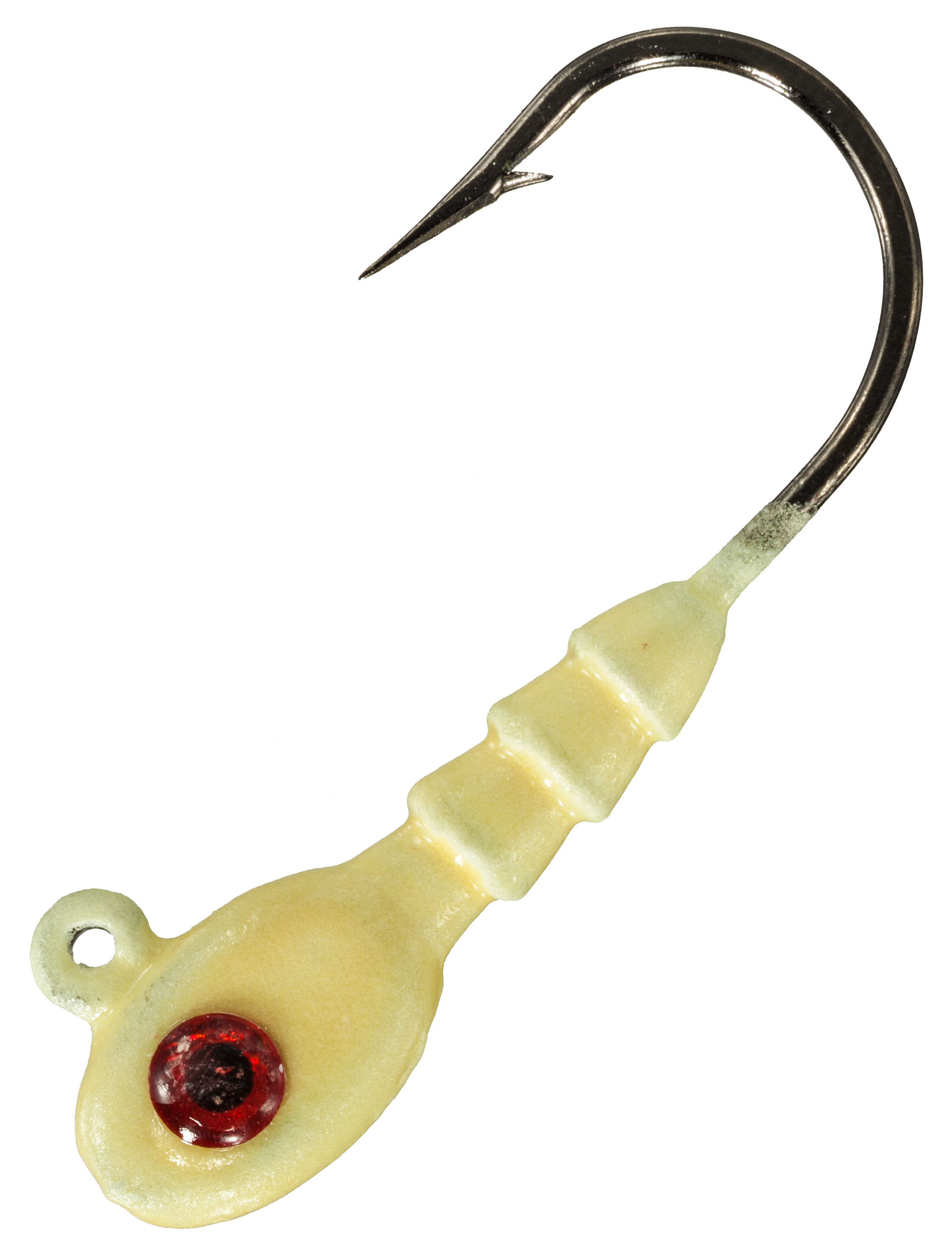 Offshore Angler Deluxe Flat Head Jigheads - 1/8 oz.- Glow
