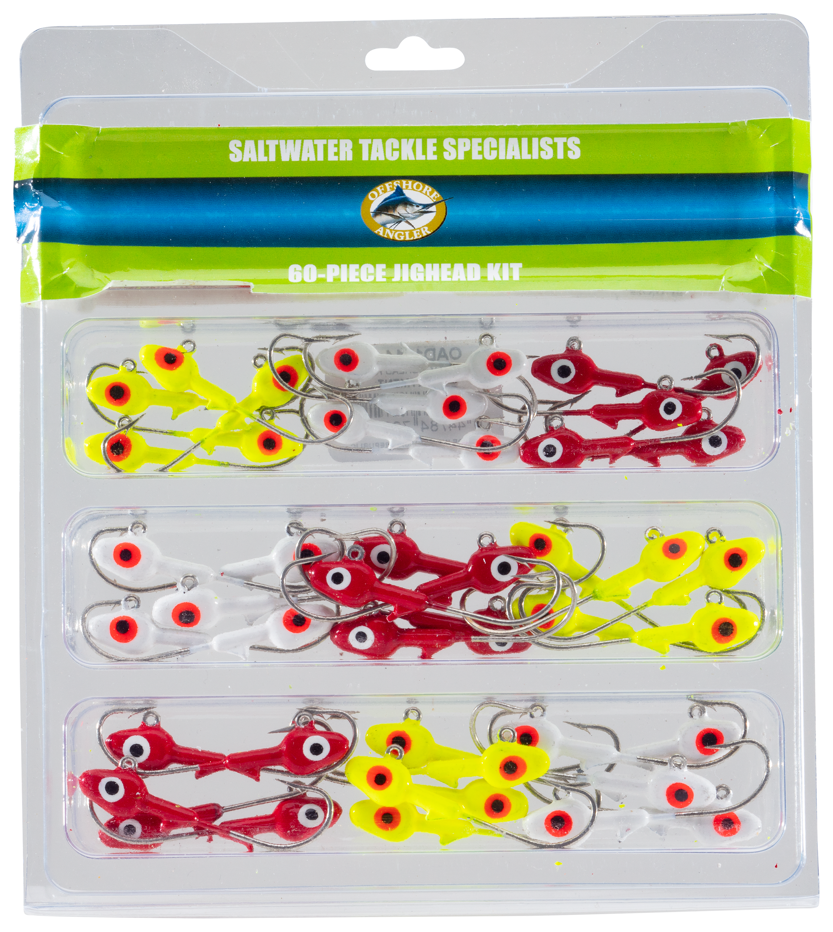 1016579 Offshore Angler 60-Piece Jighead Kit - Flat - 1/8  sku 1016579