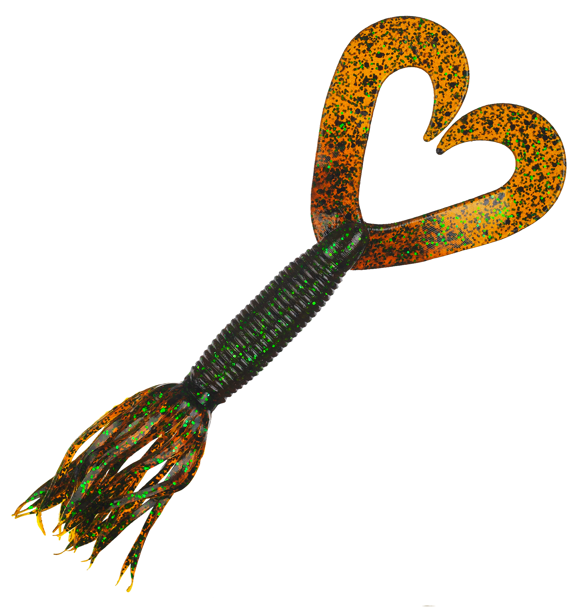 1036304 Yamamoto Baits Double Tail Hula Grub- 5 - Rootbeer sku 1036304