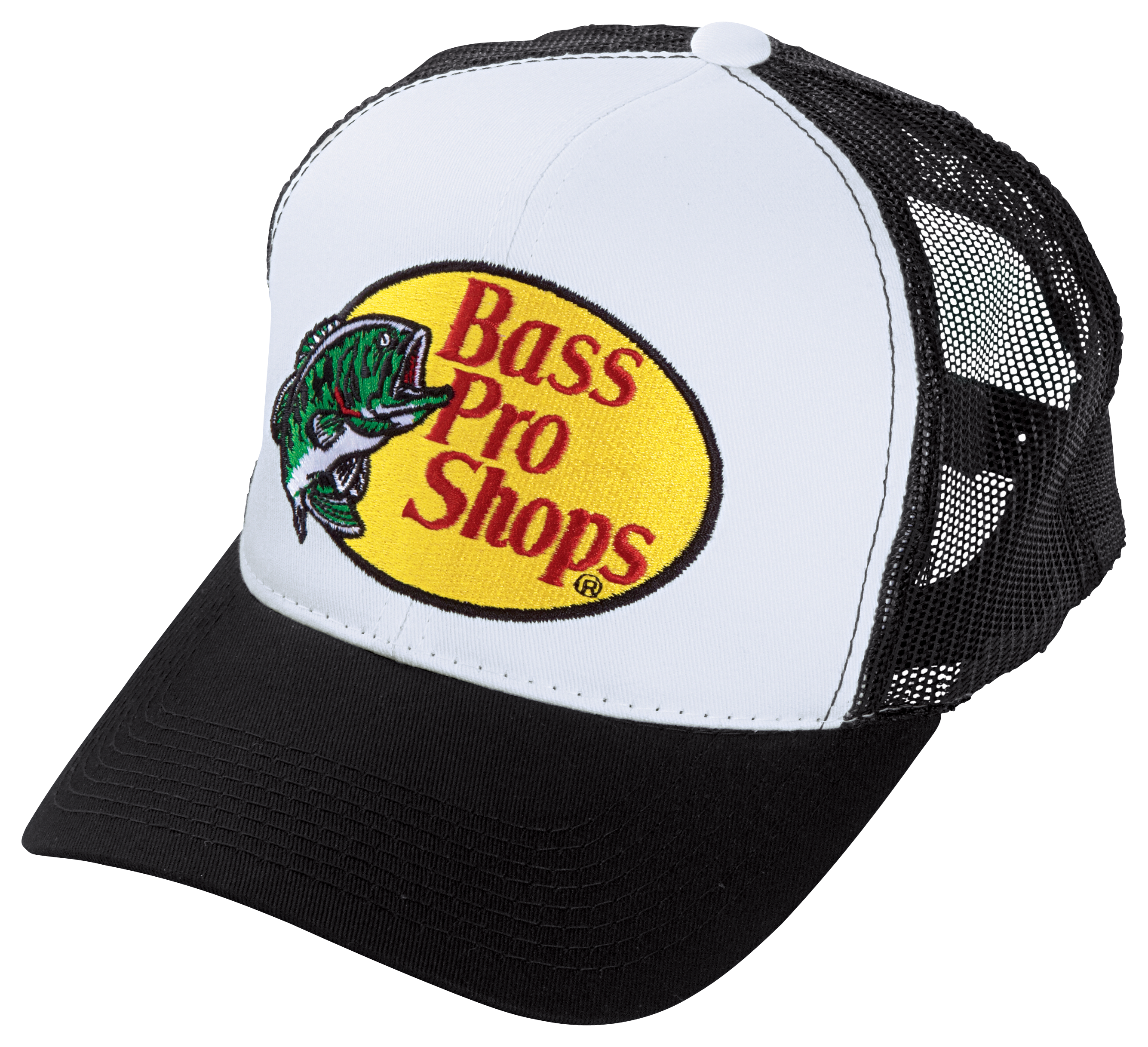 Bass Pro Shops Embroidered Logo Mesh Cap - Black