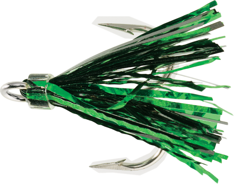 Image of Howie's Tackle Peanut Fly - 1-1/2″ - Glitter Green/Black