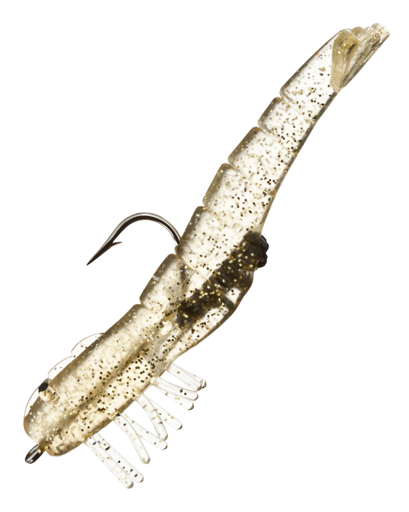 Creme Killer Diller Shrimp Lure - Clear/Gold - 4