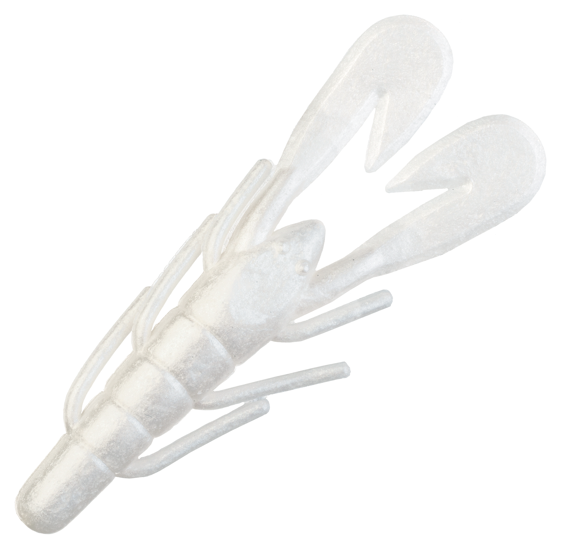 Image of Zoom Ultravibe Speed Craw - 3-1/2' - White Pearl