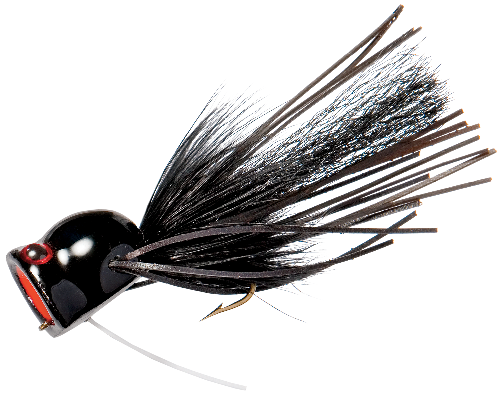 Rainys Pot Belly Foam Frog Fly - Black