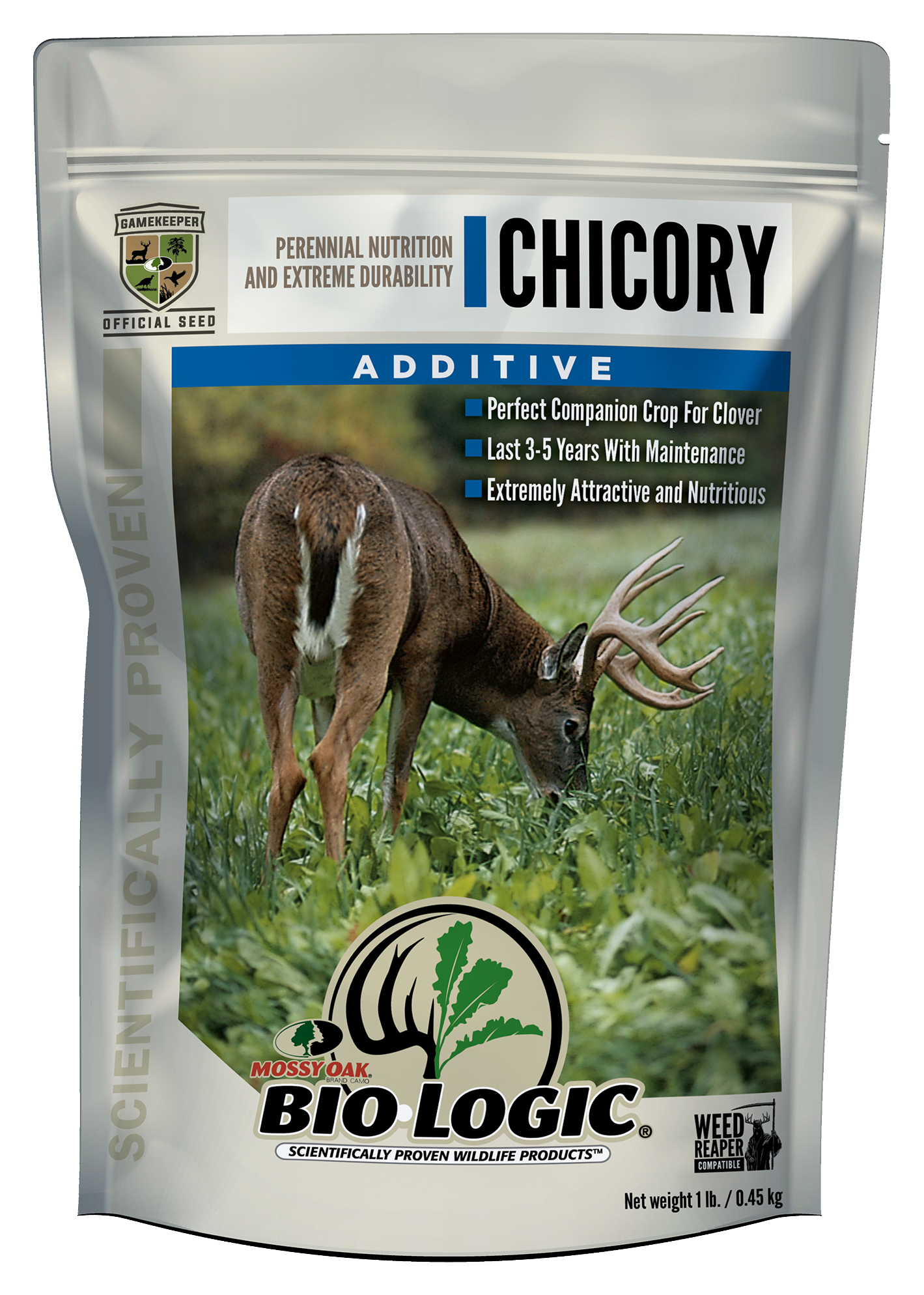 Mossy Oak BioLogic Chicory Seed - 1 lb. - Plants 1/4 Acres