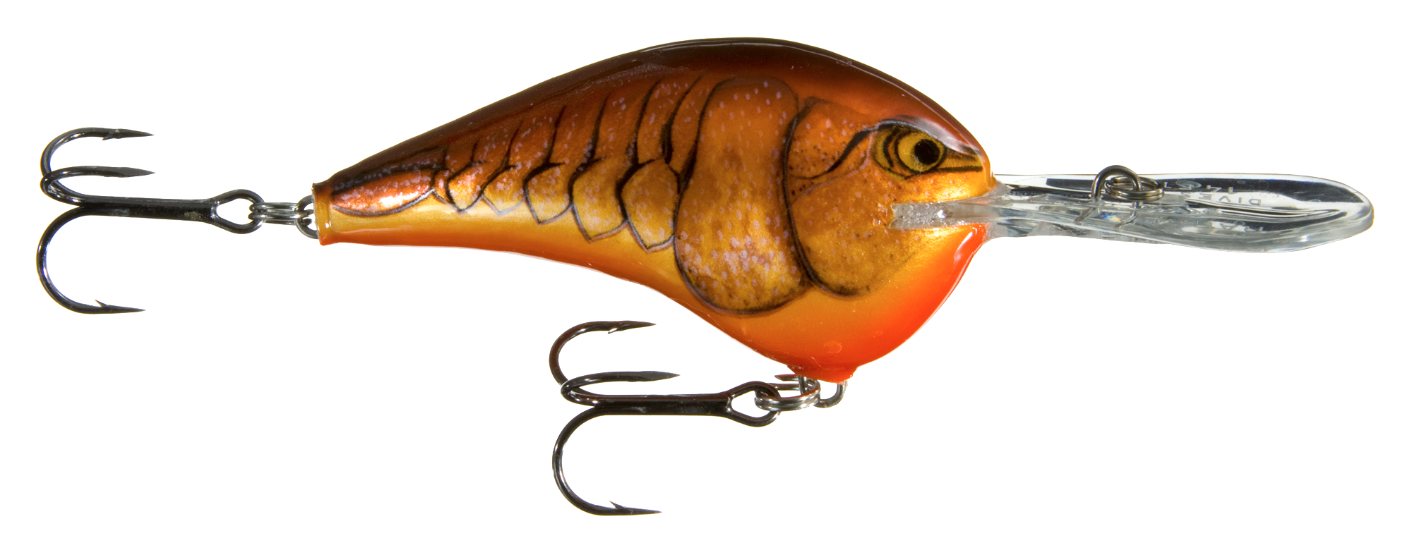 Image of Rapala DT Dives-To Series Crankbait - Dark Brown Crawdad - 2-3/4″ - 3/4 oz. - 14'