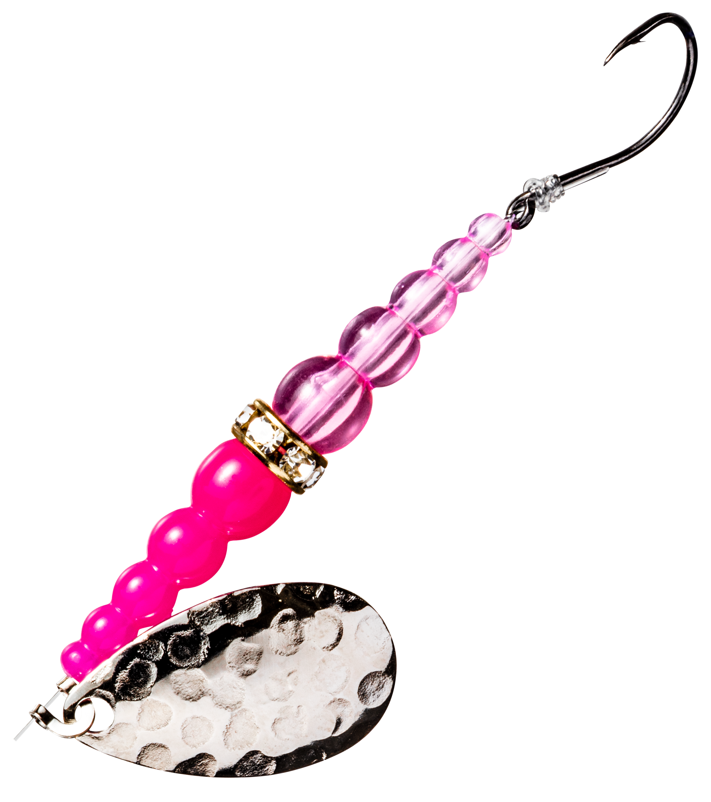 Macks Lure Wedding Ring Classic Spinner - 48 - Hot Pink/Fluorescent Pin