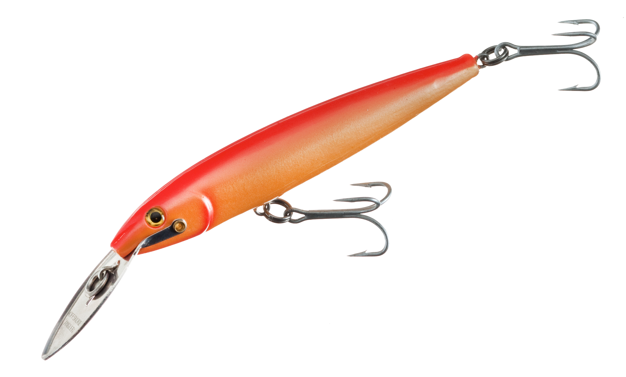 Image of Offshore Angler Lazer Eye Saltwater Series Down Under - 5-3/8″ - Gold/Orange Back