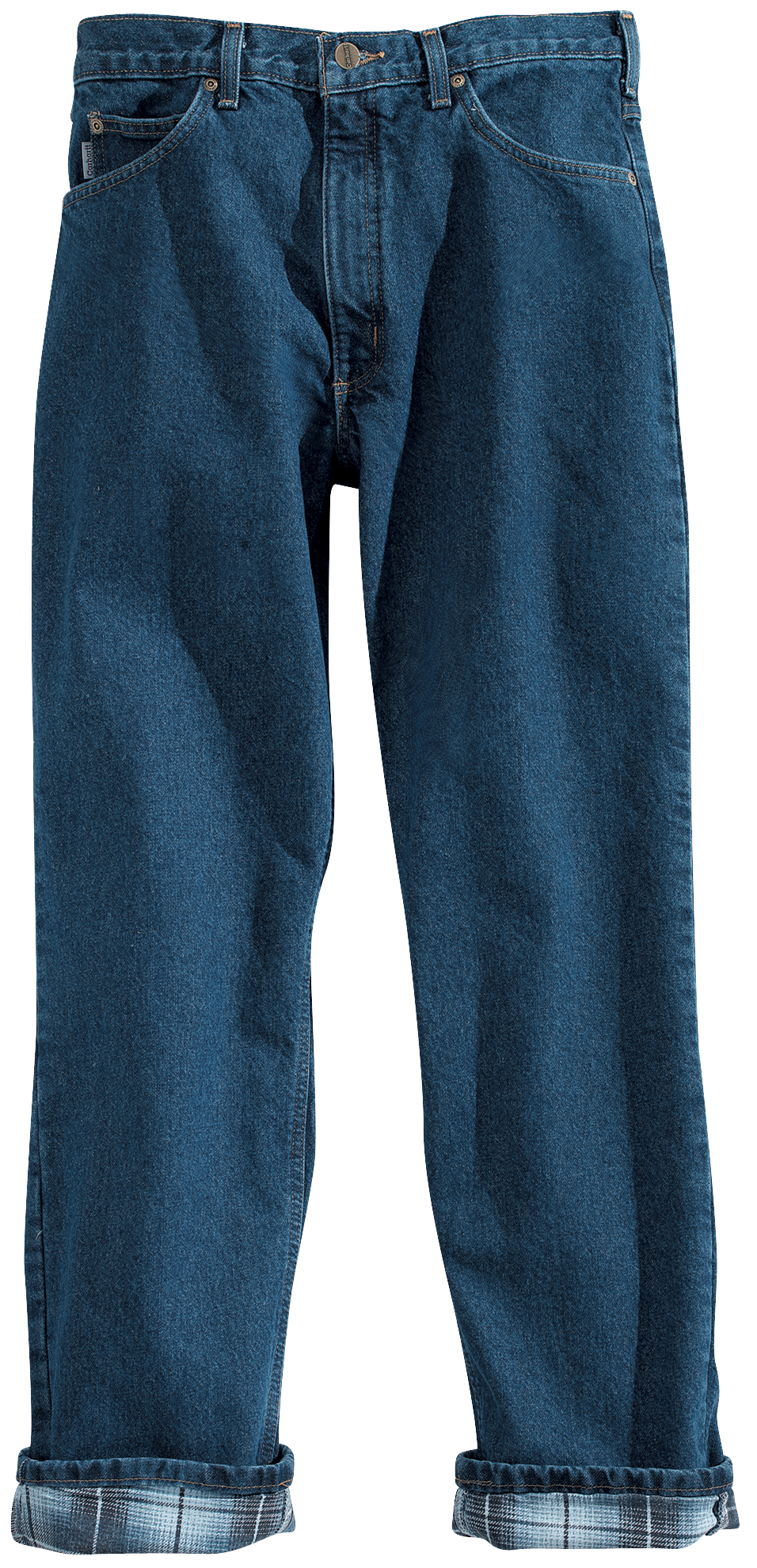 Carhartt Flannel-Lined 5-Pocket Jeans for Men - 44x32