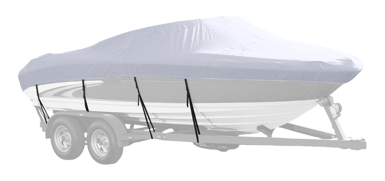 Image of Westland Select Fit Boat Cover for Deck Boats - Silver - 19'6″-20'5″