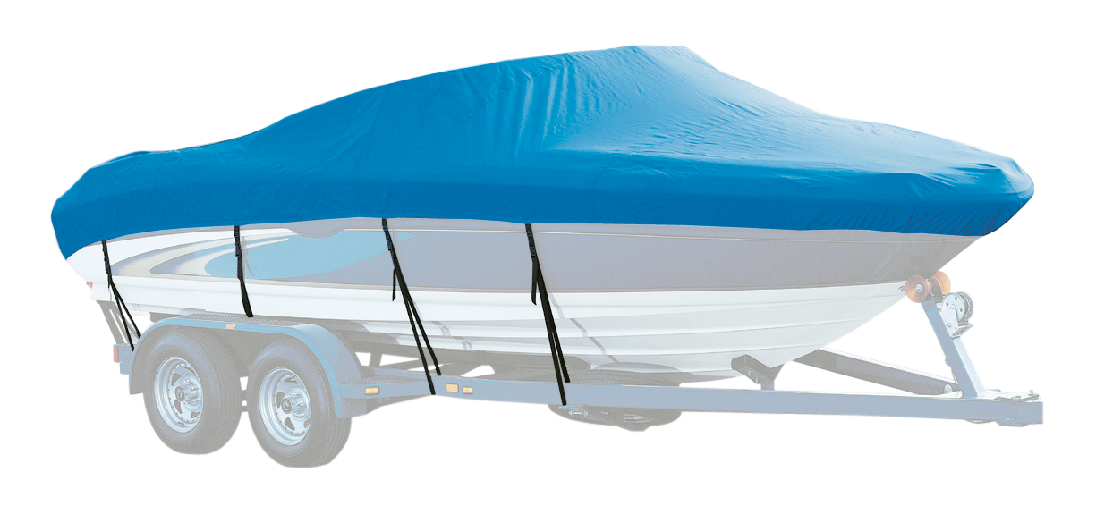 Image of Westland Select Fit Boat Cover for Flats Boats - Sharkskin Blue - 16'6″-17'5″