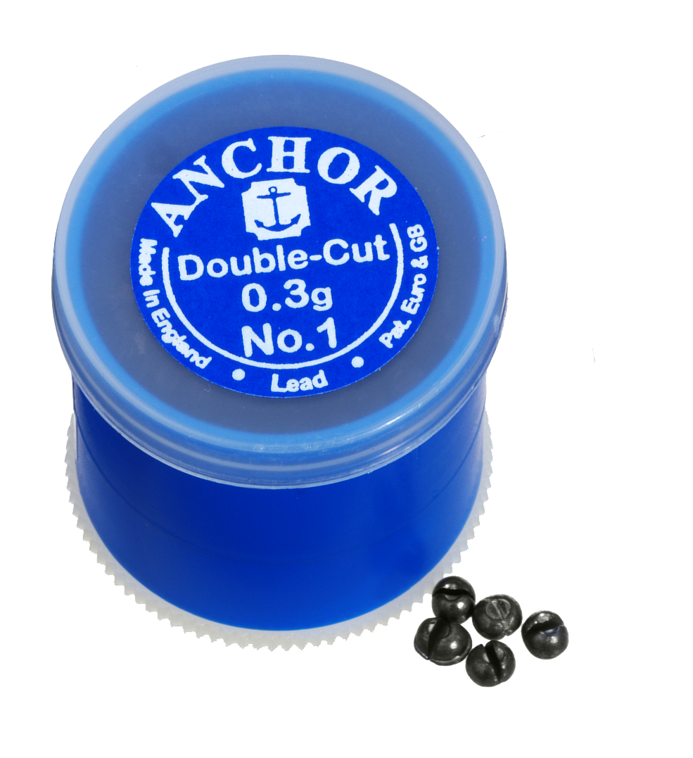 Anchor Double Cut Split Shot - Model ASP1 - .3 grams