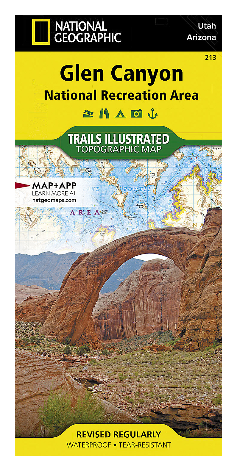 National Geographic National Park Topographic Map with Illustrated Trails -