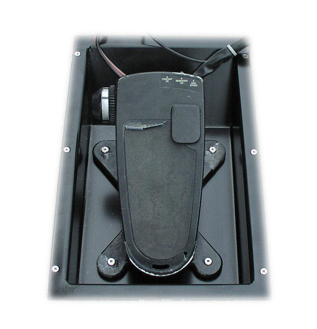 Everything Bass Flat Foot Recessed Tray for Trolling Motor Foot Control - M