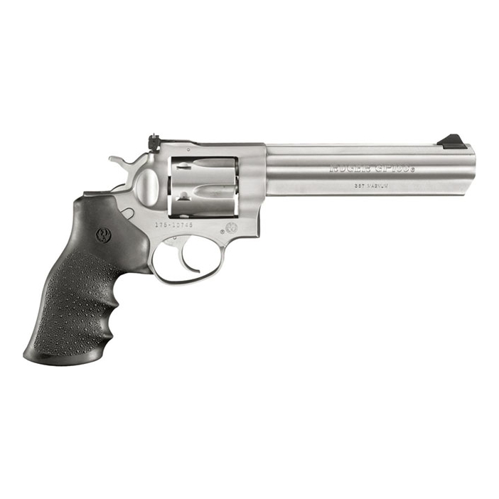 Ruger GP100 DoubleAction Revolver  Stainless Steel  6