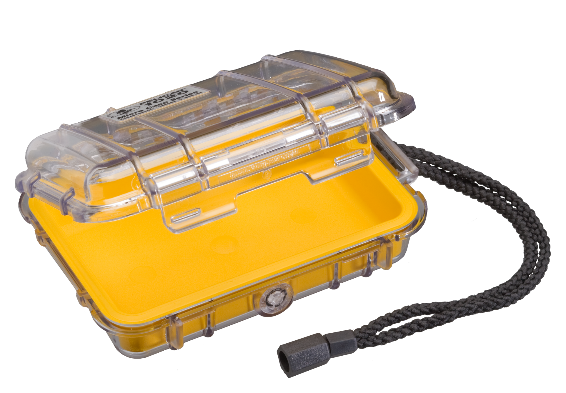Pelican Protector Micro-Case with Liner - 8.3 x 4.3 x 2.3 - Yellow/Clear