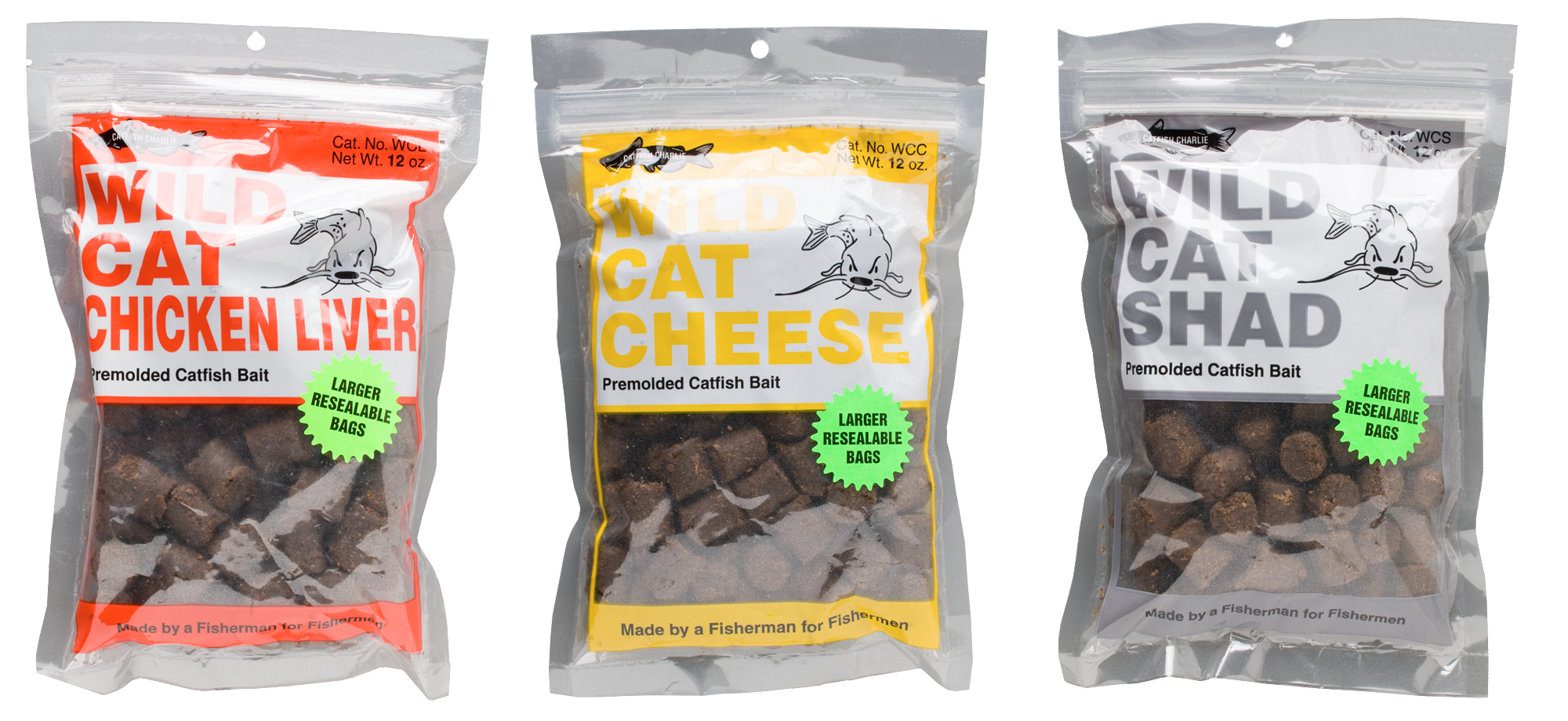 Catfish Charlie Wild Cat Catfish Dough Baits - Chicken Liver