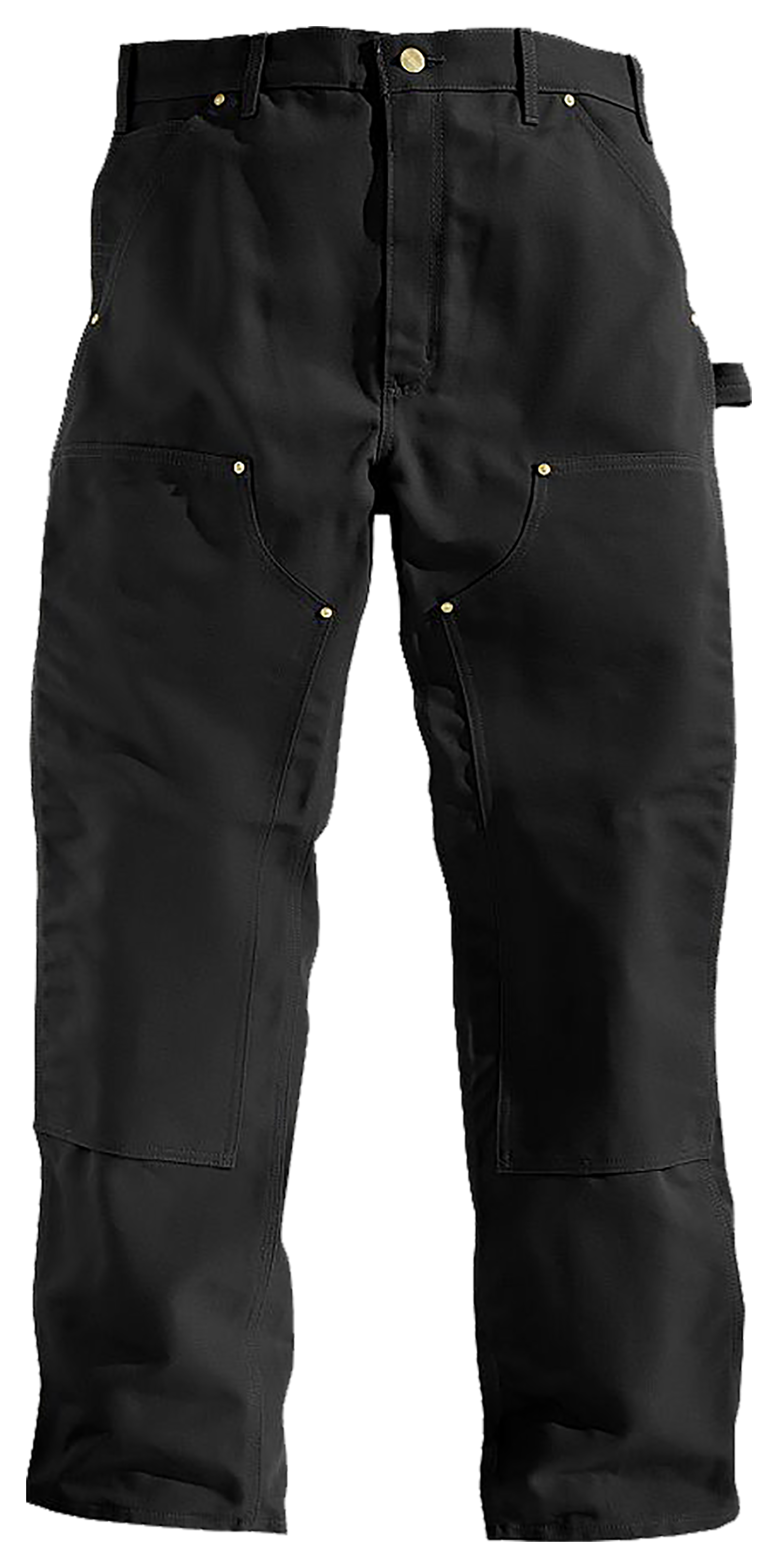 Carhartt Double Front Work Pants for Men - Black - 46x30
