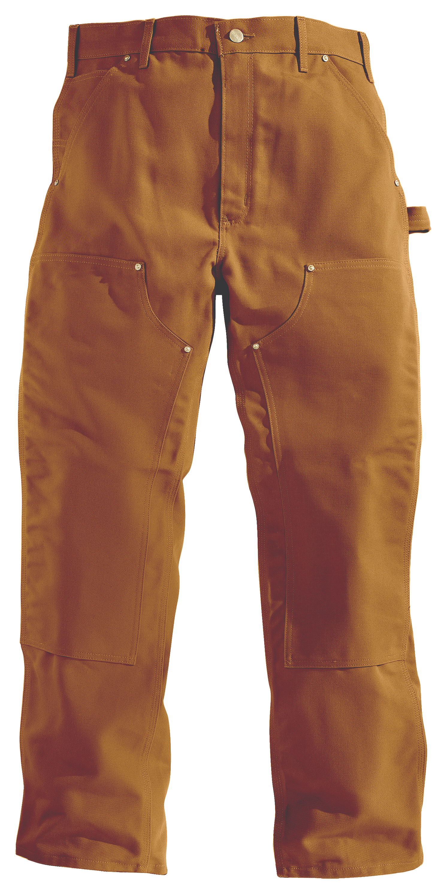 Carhartt Double Front Work Pants for Men - Carhartt Brown - 30x34