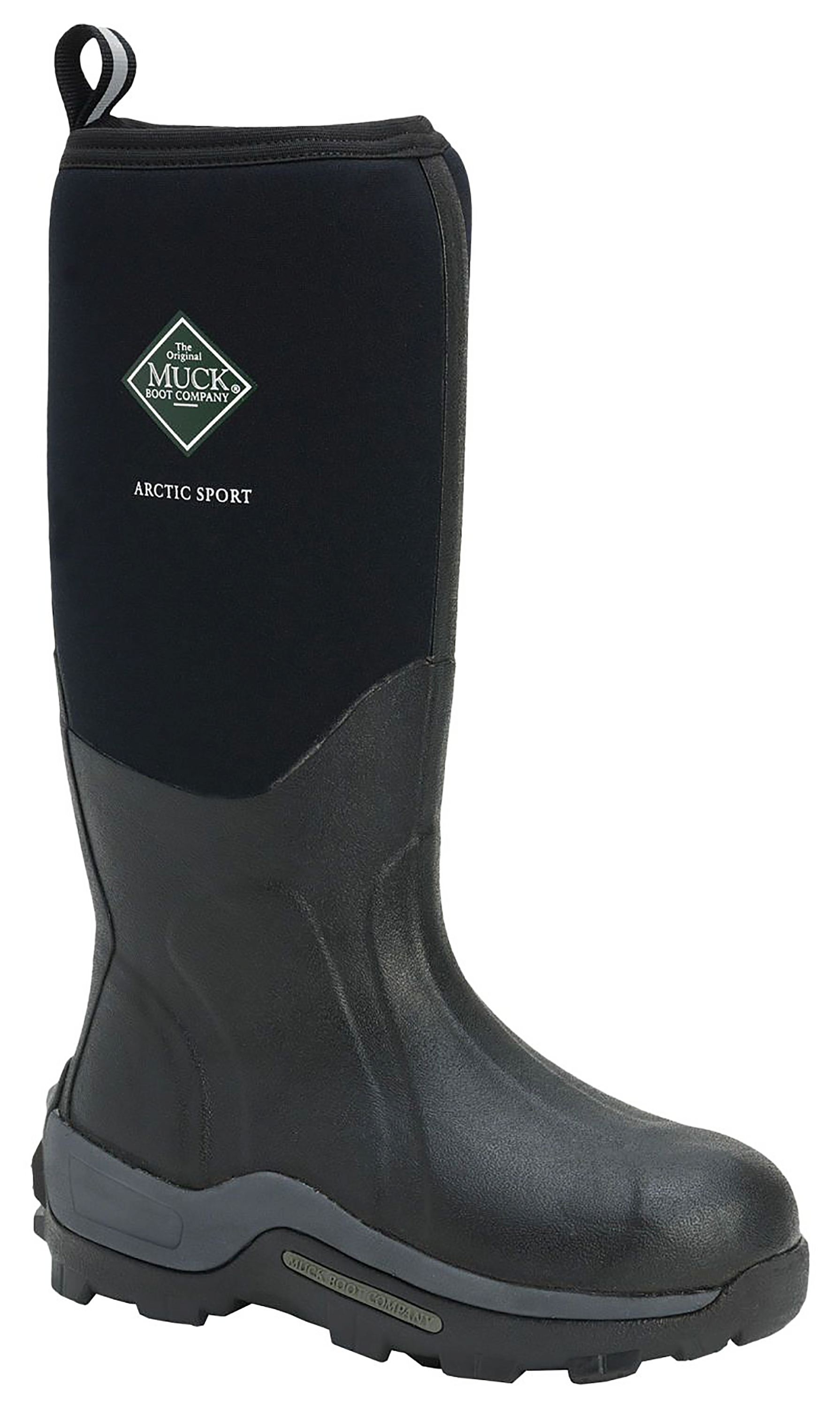 Image of The Original Muck Boot Company Arctic Sport Tall Rubber Boots for Men - Black - 13M