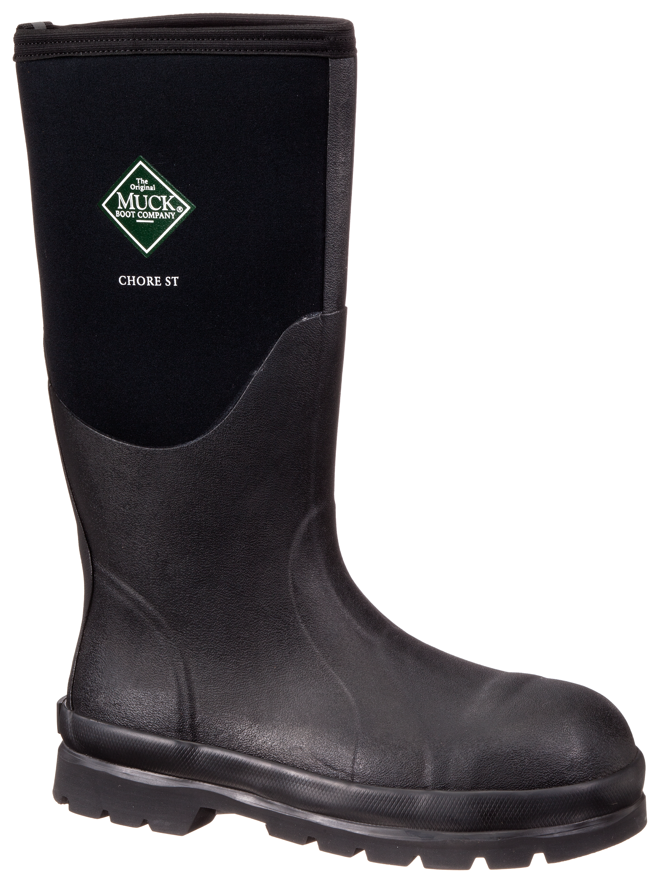 Image of The Original Muck Boot Company Chore Boot All Conditions Steel Toe Work Boots for Men - Black - 11M