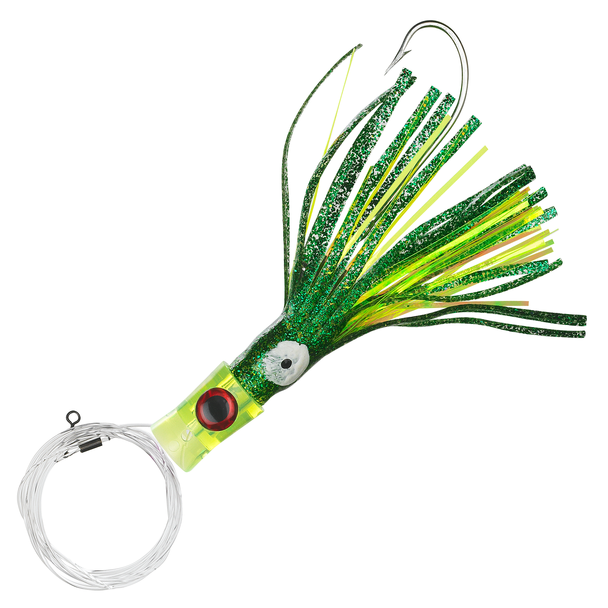 Image of C&ampH Lures Stubby Bubbler - Mono Bait Rig - Green/Fleck