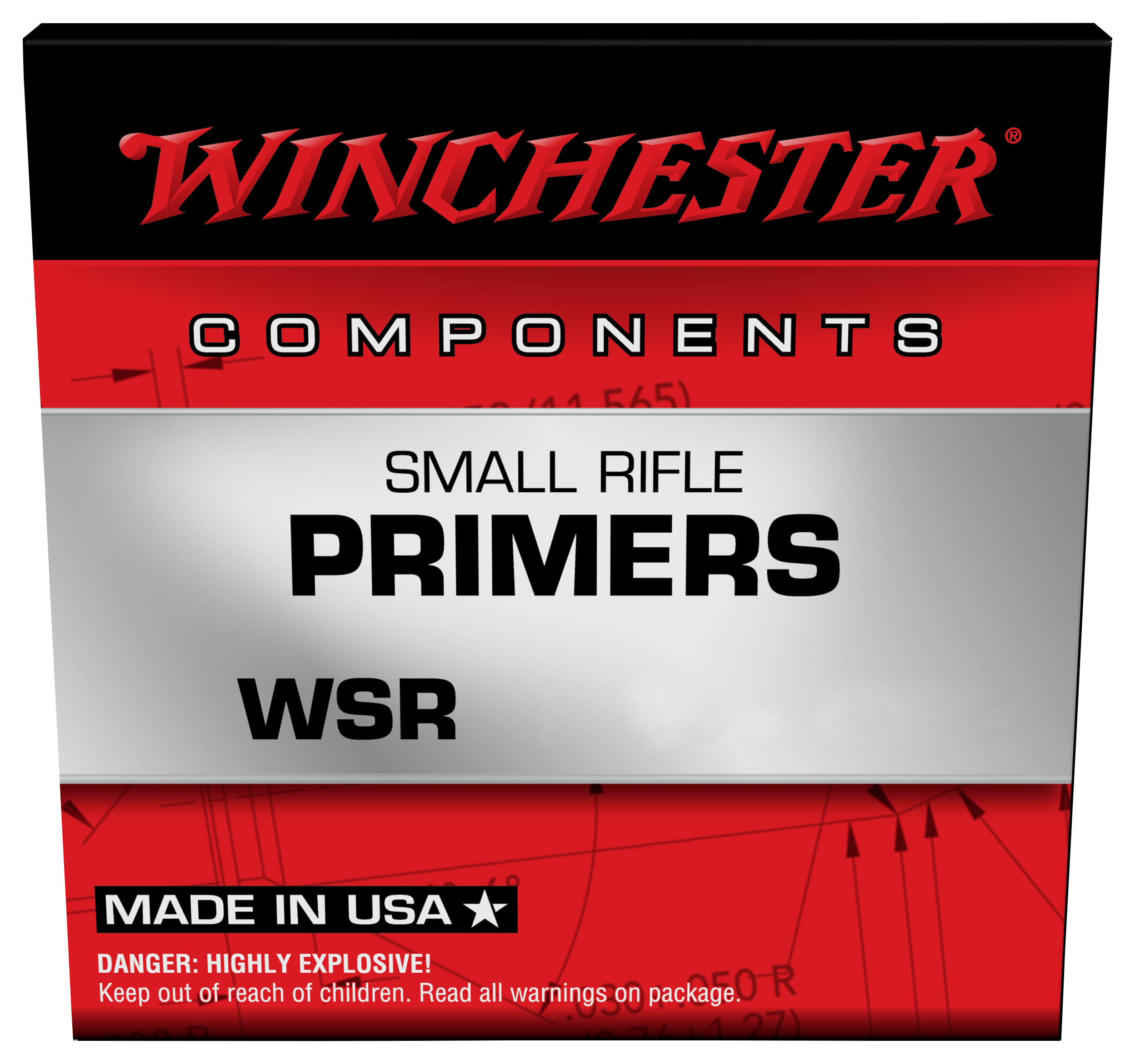 Winchester Small Rifle Primers - 6-1/2 - 100 - Winchester