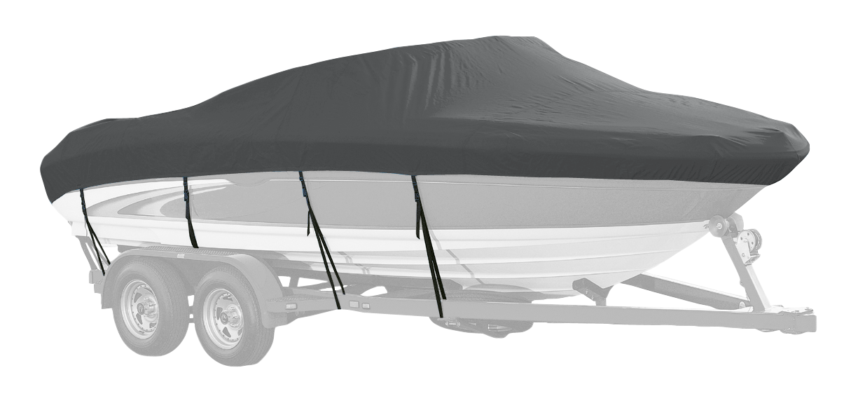 Image of Westland Select Fit Boat Cover for Deck Boats - Charcoal - 19'6″-20'5″