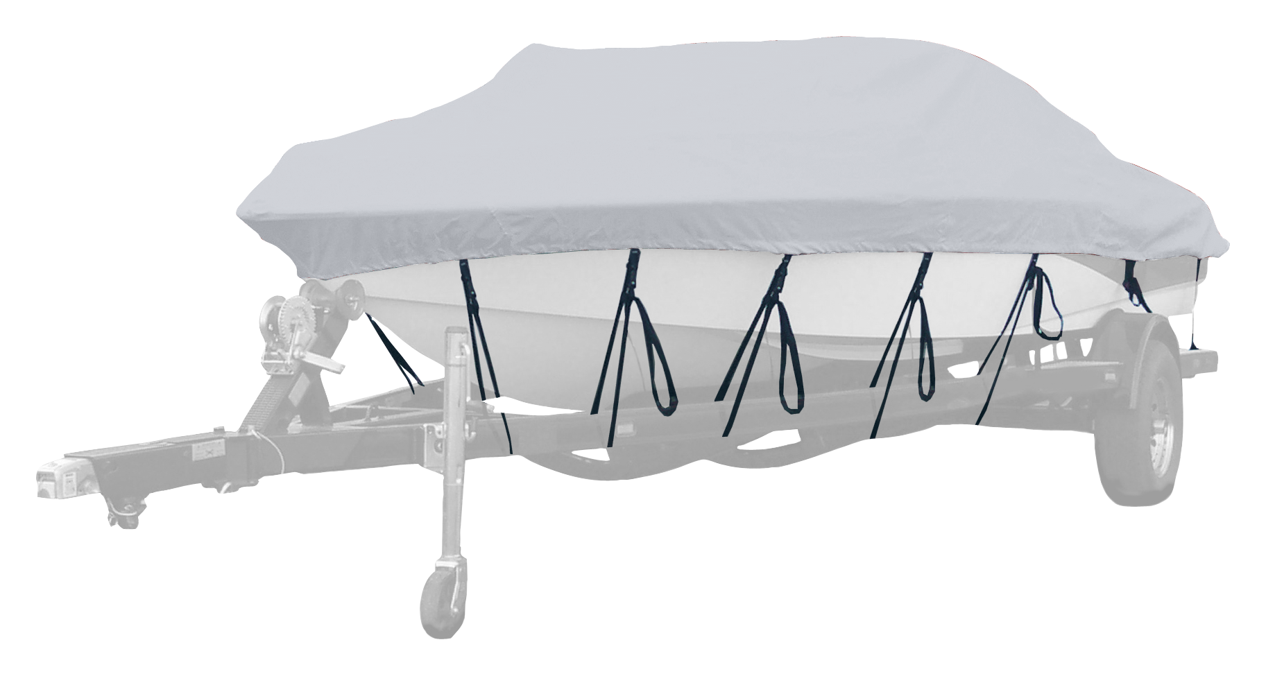 Image of Westland Select Fit Boat Cover for Fish and Ski Boats - 16'6'-17'5' - Linen