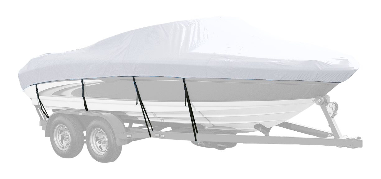 Image of Westland Select Fit Boat Cover for V-Hull Runabout I/O Boats - Linen - 16'6″-17'5″