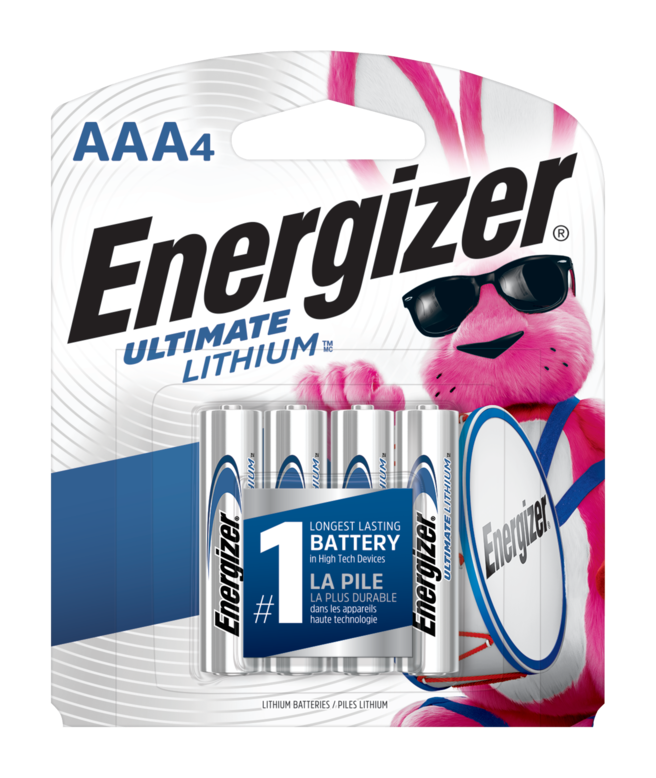 Energizer Ultimate Lithium AAA Batteries 4-Pack - 1374357 - Accessories Power the devices you depend on at home and on the sku 1374357
