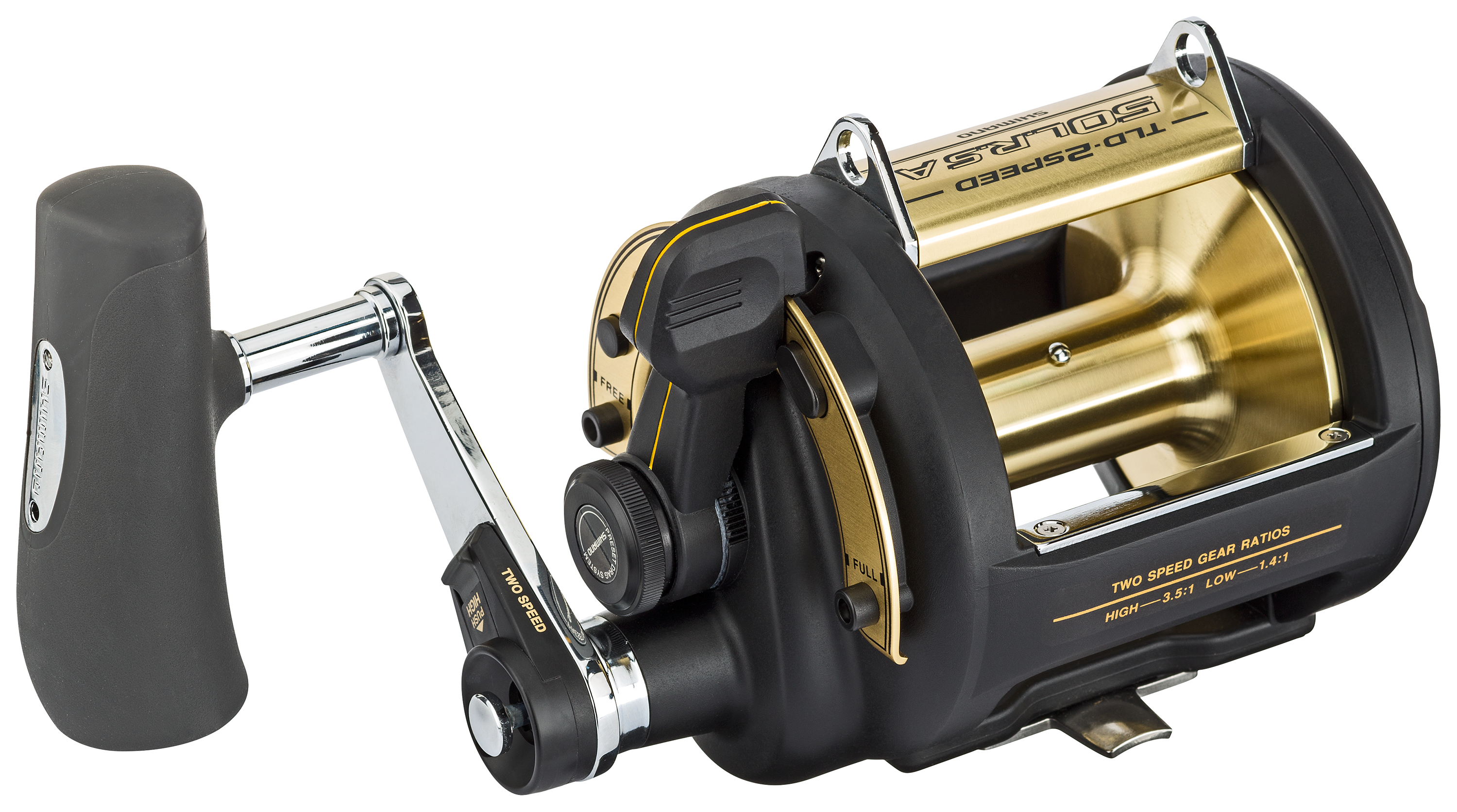 Shimano TLD Two-Speed A Model Conventional Reel - Model TLD50IILRSA