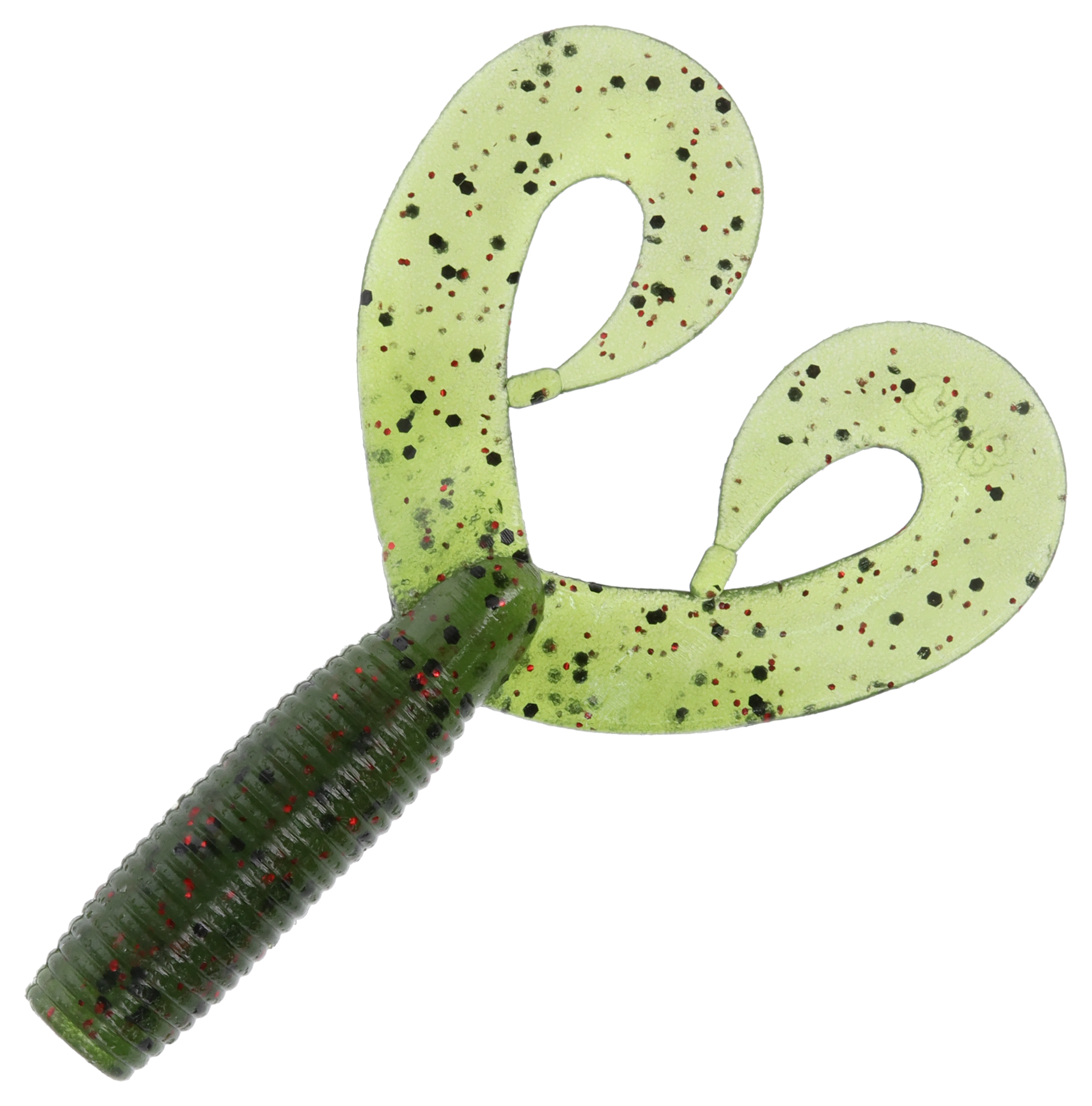 Yamamoto Baits Double Tail Grub - 5 - Watermelon Black Red Flake - 1394410 - Fishing Tackle The Yamamoto Baits Double Tail Grub is the ultimat sku 1394410