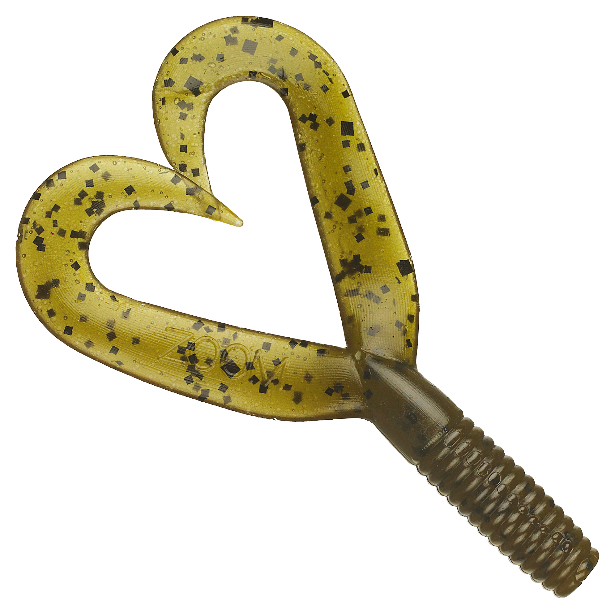 Zoom Creepy Crawler Twin Tail - Green Pumpkin - 1417513 - Fishing Tackle Zooms proven line of soft plastics make great trai sku 1417513