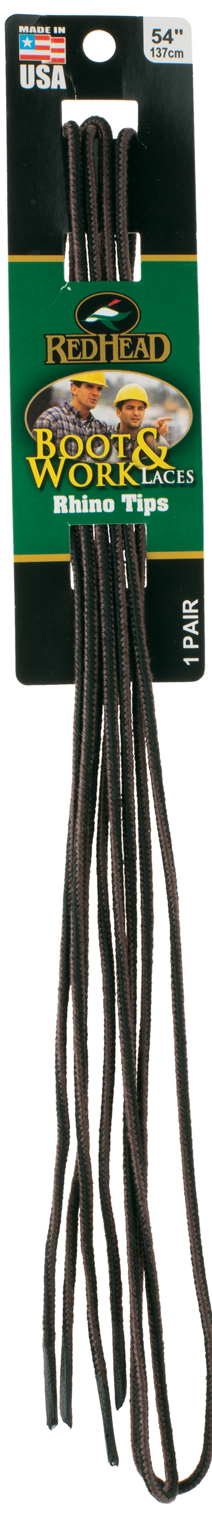 RedHead 54 Black/Brown Boot and Work Laces