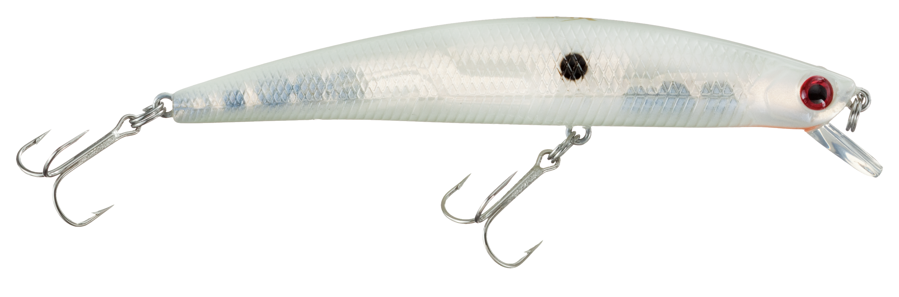 Bass Pro Shops XPS Suspending Minnow - 4 - Ghost Shad - 1432948 - Fishing Tackle Cast it out, crank it down five or six turns, and  sku 1432948