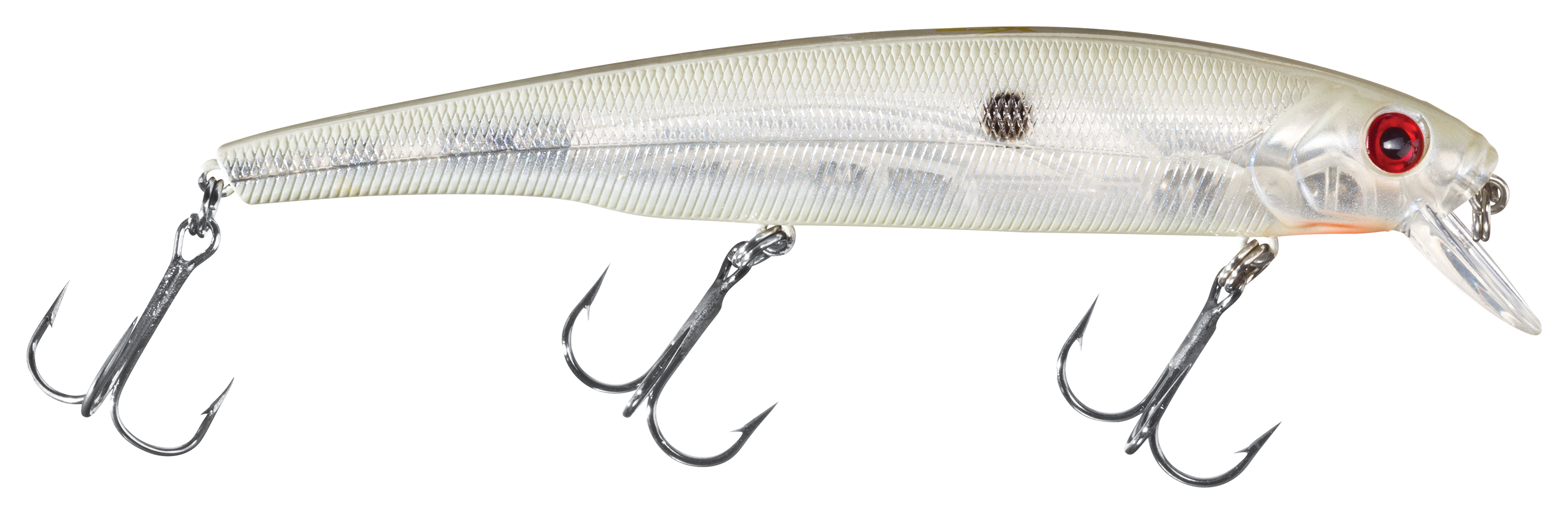 Bass Pro Shops XPS Suspending Minnow - 5 - Ghost Shad - 1432951 - Fishing Tackle Cast it out, crank it down five or six turns, and  sku 1432951