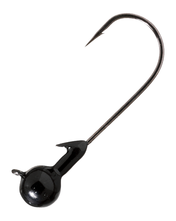 Strike King Tour Grade Round Jighead - 1/4 oz. - Black - 1451606 - Fishing 4/0 Hook sku 1451606