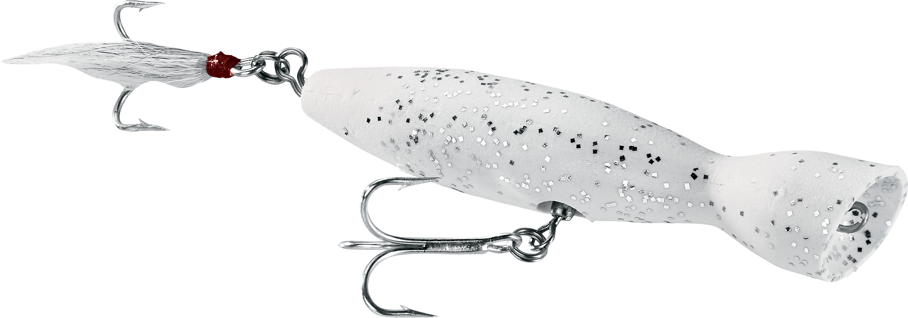 Image of Atom Atomizer Topwater Lure - 4-1/2″ - Silver/White